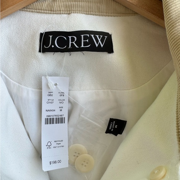 NWT J Crew Barn Jacket In Canvas Size M - Picture 6 of 11
